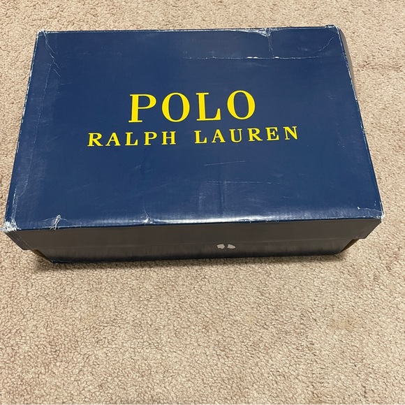 Polo Ralph Lauren men’s high top sneakers, black size 10 - Picture 3 of 5